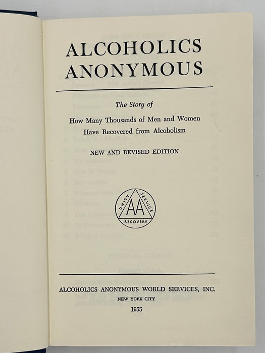 Alcoholics Anonymous 2nd Edition 16th Printing 1974 - ODJ