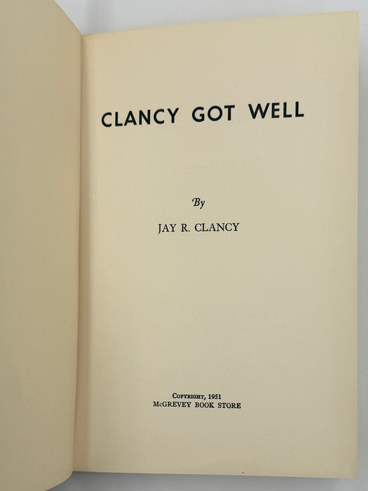Clancy Got Well (1951) — Jay R. Clancy / Judge Ray Harrison (“Clancy”)