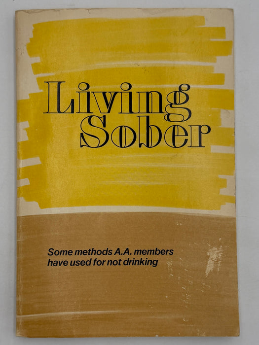 Living Sober - First Printing from 1975