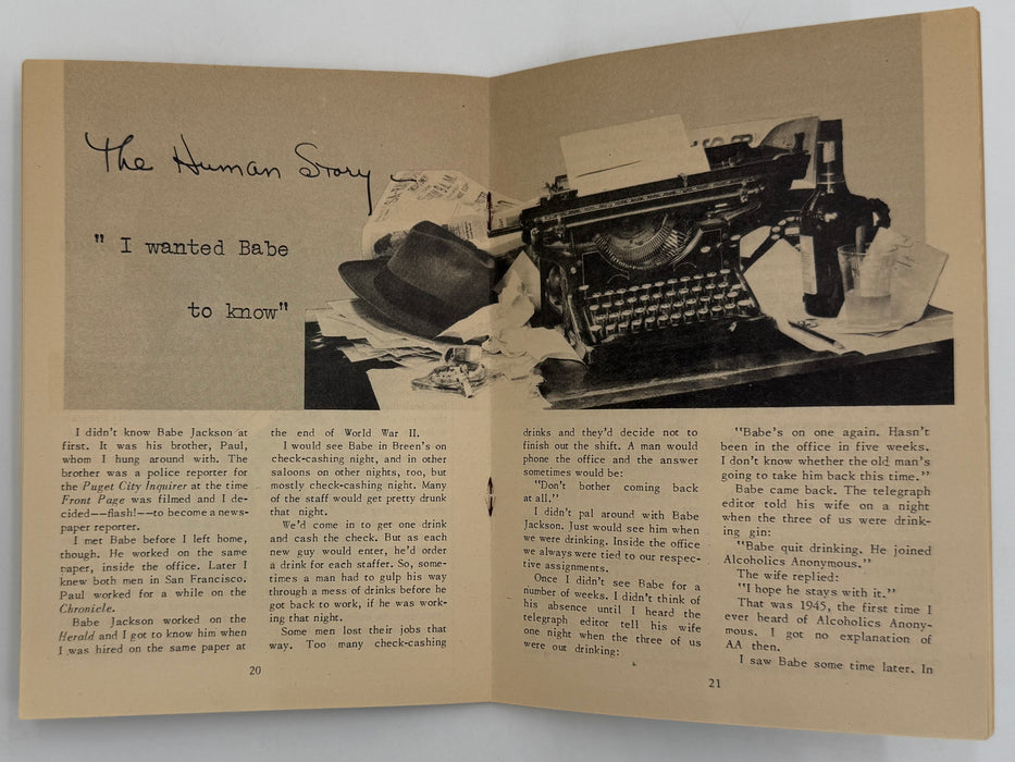 AA Grapevine from March 1950