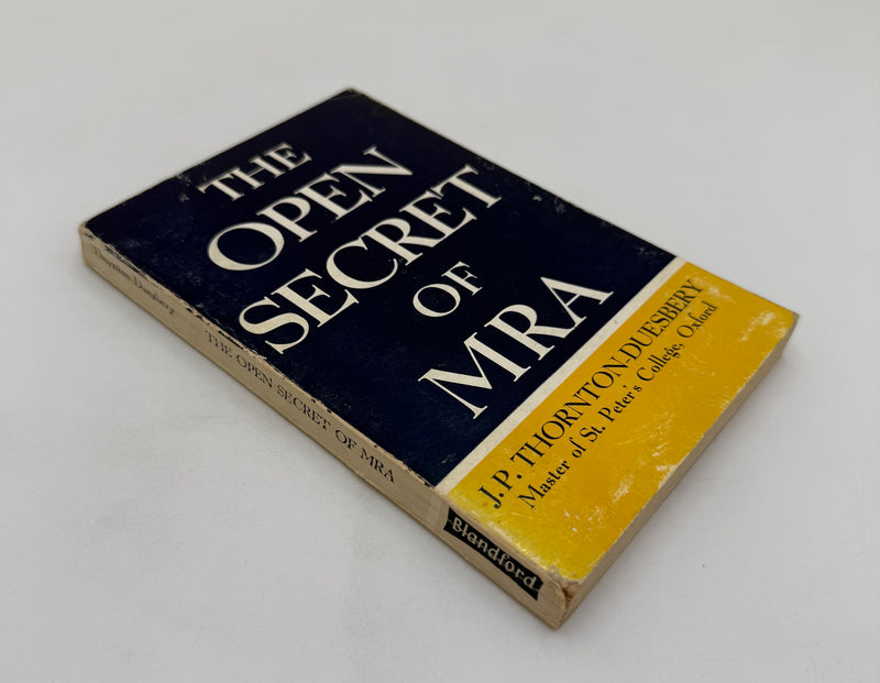 The Open Secret of MRA by J.P. Thornton-Duesbery