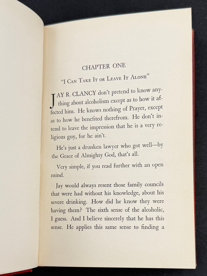 Clancy Got Well — Jay R. Clancy (Judge Ray Harrison) — 1951 First Edition — Signed & Inscribed with 1953 Signed Letter
