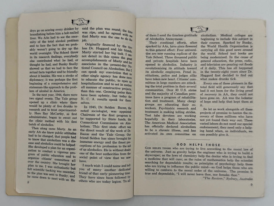 AA Grapevine from March 1958 - Let’s Be Friendly With Our Friends by Bill