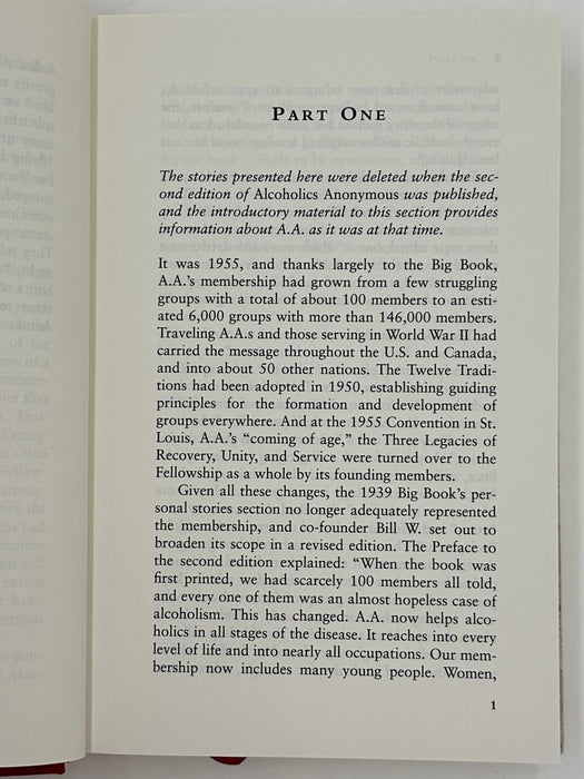 Experience, Strength, & Hope: Stories from the first three editions of Alcoholics Anonymous - First Printing