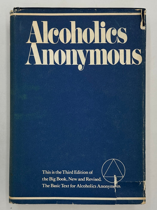 Alcoholics Anonymous Third Edition First Printing from 1976 with ODJ