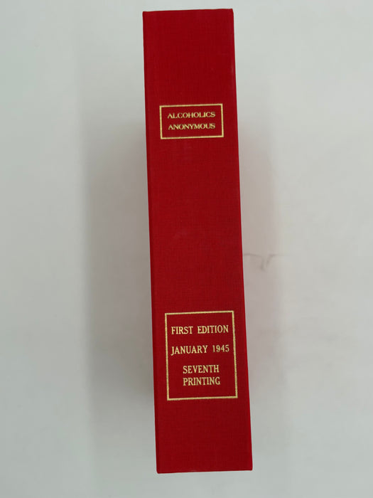 Alcoholics Anonymous First Edition 7th Printing Custom Clamshell Box