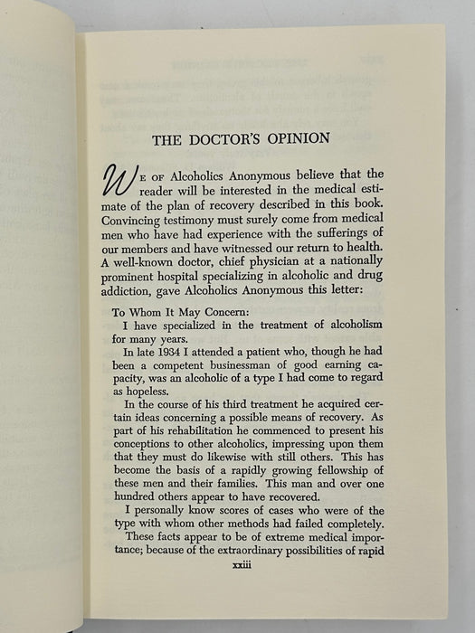 Alcoholics Anonymous 2nd Edition 16th Printing 1974 - ODJ