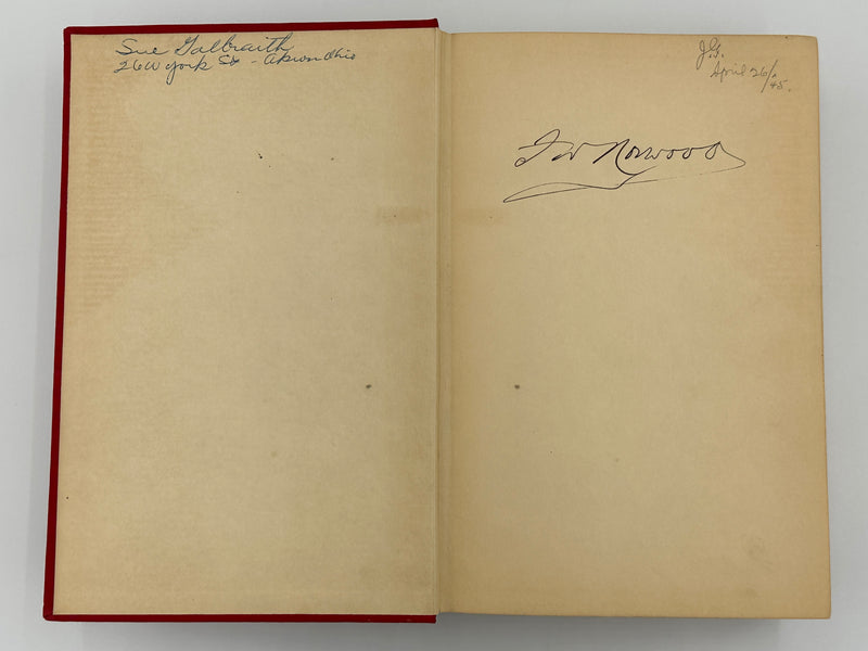 Alcoholics Anonymous — First Edition, First Printing — Ernie Galbraith’s Personal Copy with Sue Smith Windows Provenance