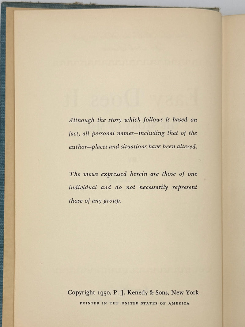 Easy Does It... The Story of Mac with a Foreword by Dr. William D. Silkworth