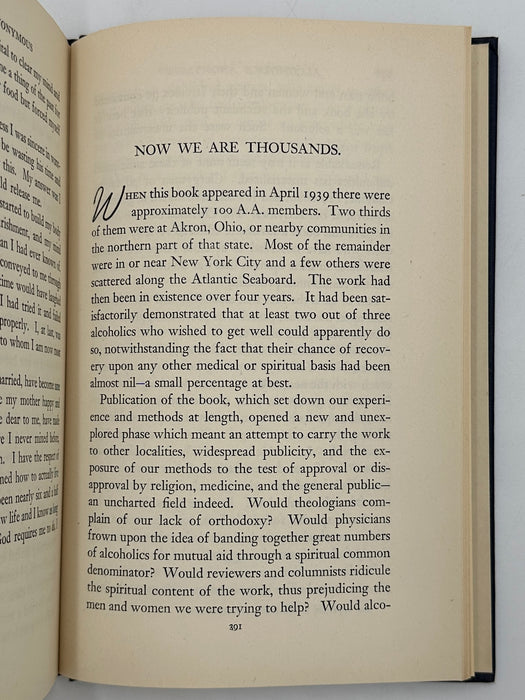 Alcoholics Anonymous First Edition 14th Printing from 1951 - ODJ