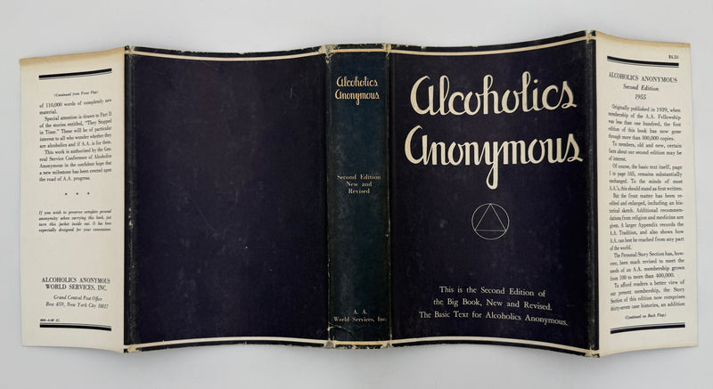 Alcoholics Anonymous Second Edition Big Book 10th Printing from 1969 with ODJ