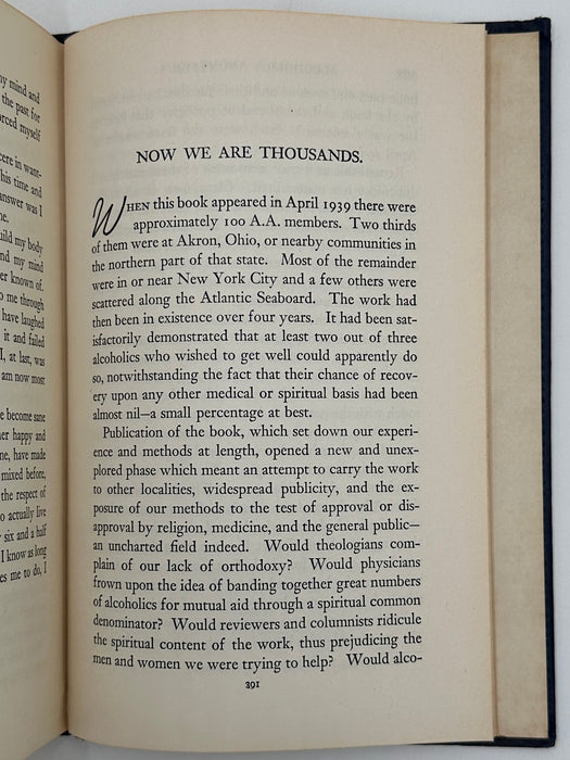 Alcoholics Anonymous First Edition 13th Printing from 1950 - ODJ