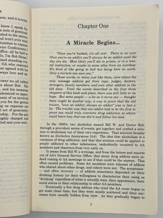 My Years with Narcotics Anonymous: A History of NA by Bob Stone