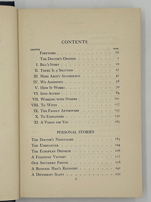 Alcoholics Anonymous First Edition 11th Printing from 1947 - ODJ