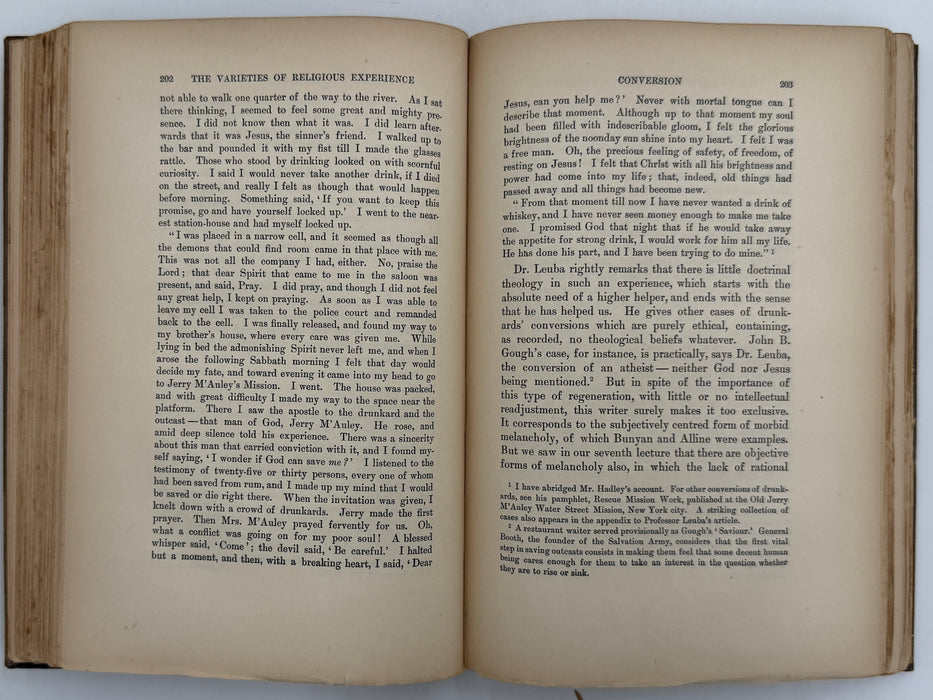 Varieties of Religious Experience by William James - First American Printing from June 1902