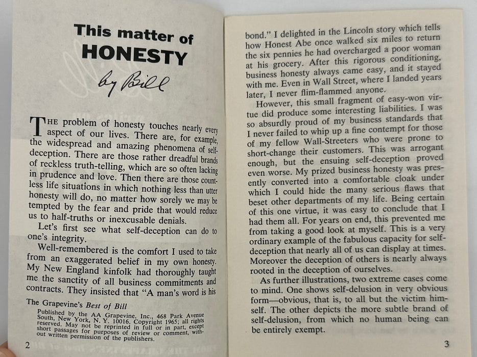 The Best of Bill Pamphlets