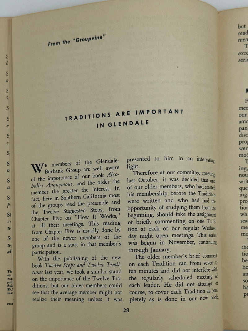 AA Grapevine from April 1954
