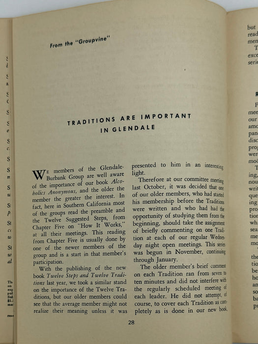 AA Grapevine from April 1954