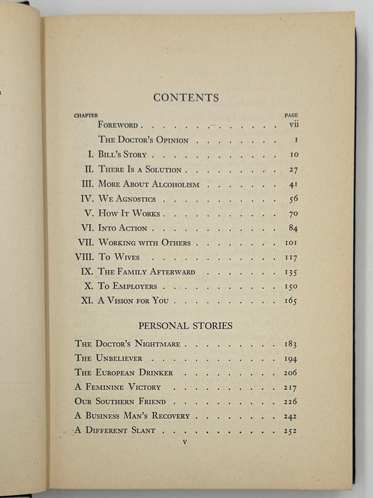 Alcoholics Anonymous First Edition 14th Printing from 1951 - ODJ