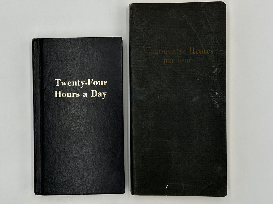 French Translation of Twenty-Four Hours a Day by Richmond Walker - Montreal West Coast Collection