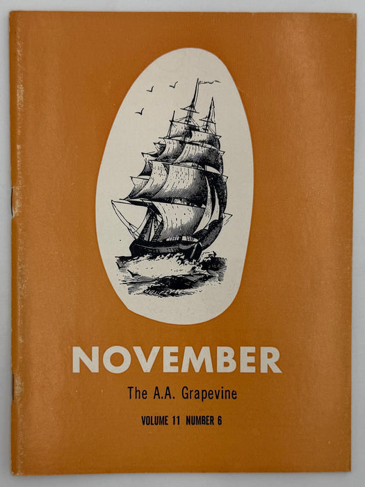 AA Grapevine from November 1954