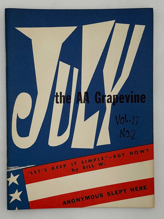 AA Grapevine from July 1960 - Let’s Keep It Simple by Bill W