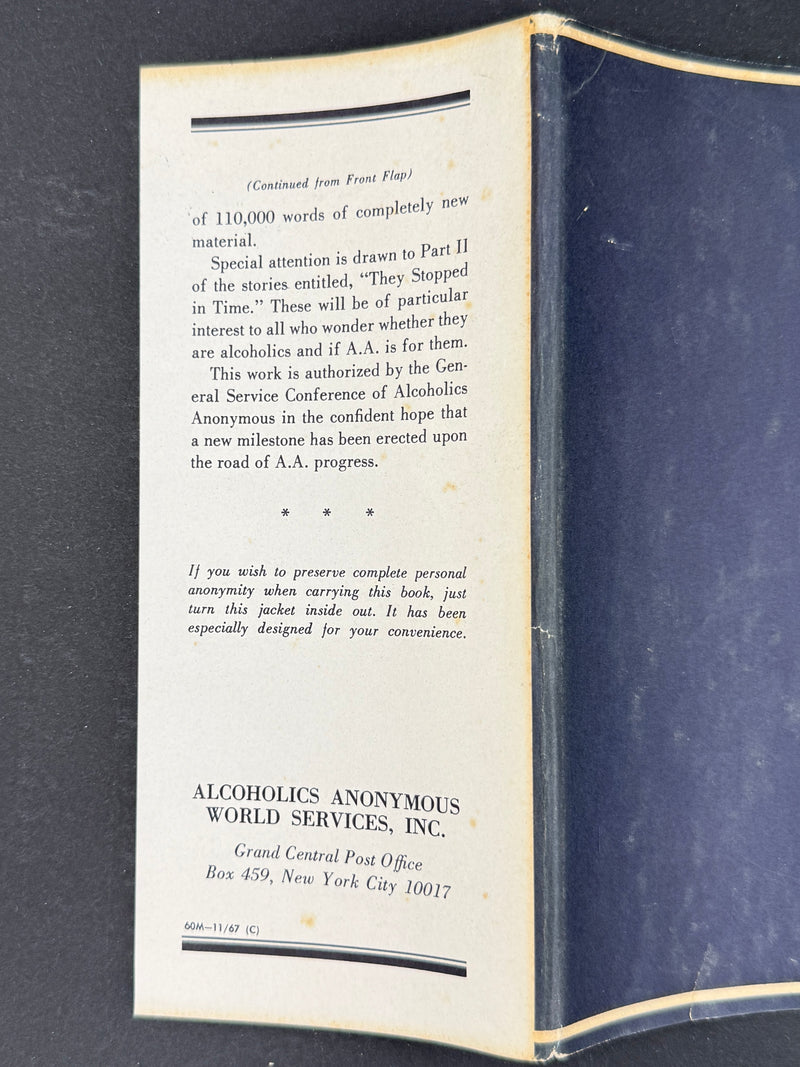 Alcoholics Anonymous — Second Edition, Ninth Printing (1967)