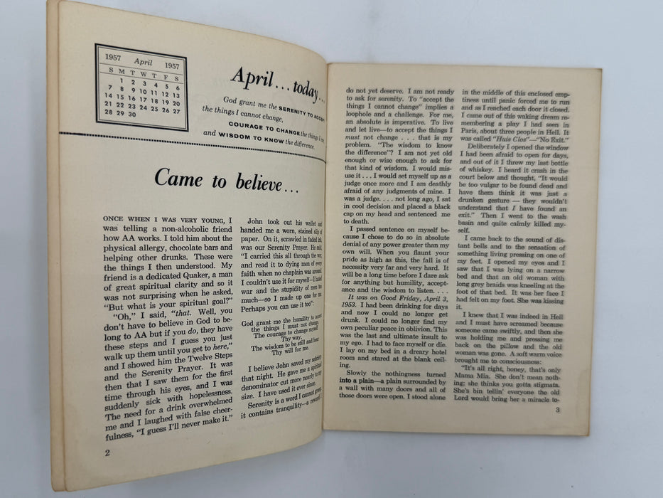 AA Grapevine from April 1957