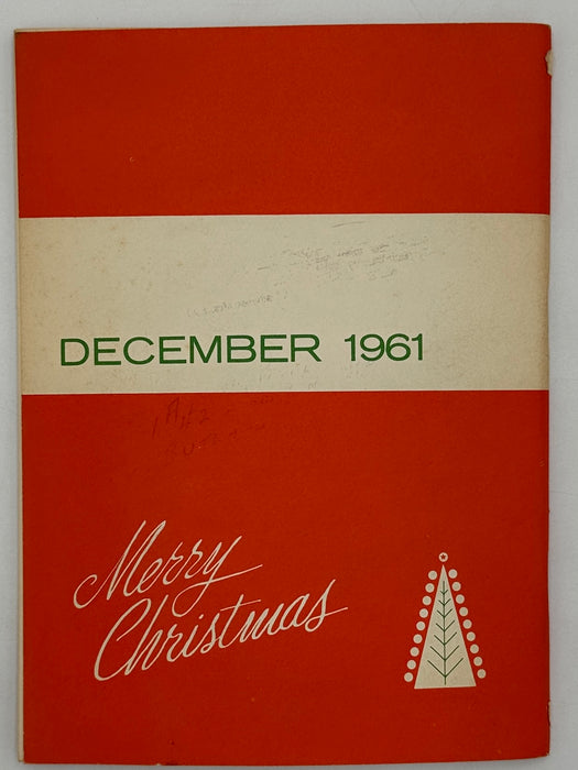 AA Grapevine from December 1961 - Christmas Message from Bill