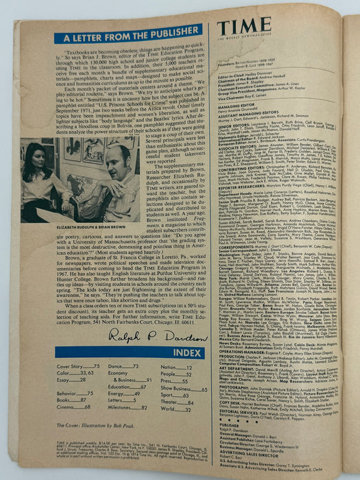 Time Magazine from April 1974 - Alcoholism