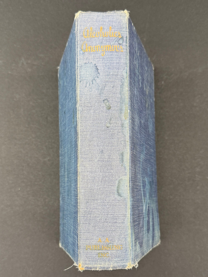 Alcoholics Anonymous Big Book — Second Edition First Printing 1955 — Inscribed by Bill W. to Sacramento Group #3 — Jim Masterson Provenance