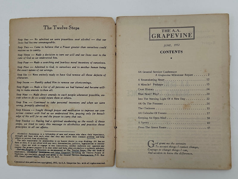 AA Grapevine from June 1952 - General Service Conference