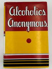 Alcoholics Anonymous First Edition 4th Printing Big Book 1943 - Blue - RDJ Recovery Collectibles