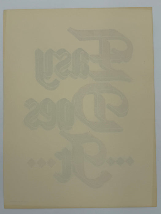 Original AA Slogan Poster - Easy Does It