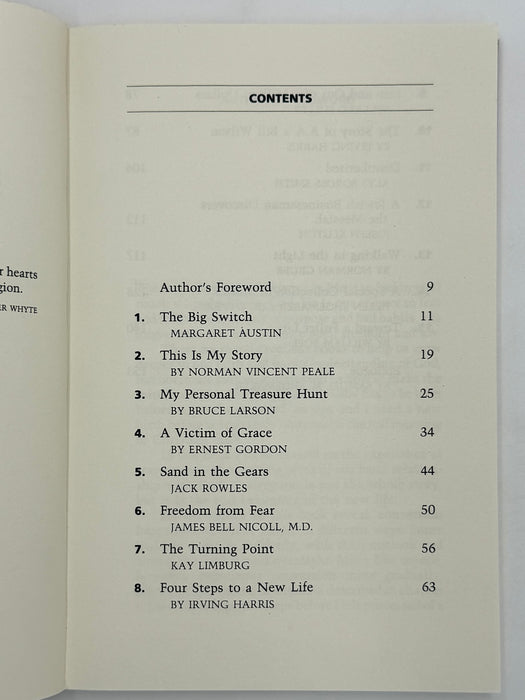 He Touched Me: Conversion Stories of Norman Vincent Peale, Bruce Larson, Ernest Gordon, Bill Wilson & Others