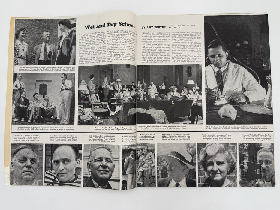 Collier’s Magazine from October 30, 1943 - Wet and Dry School