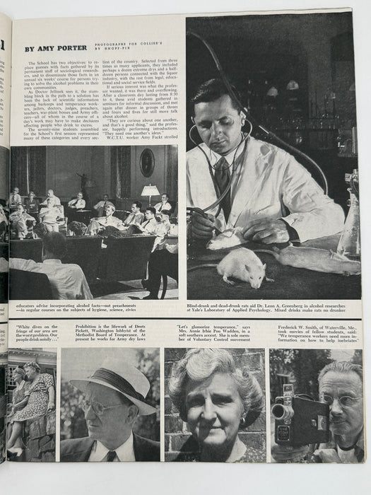 Collier’s Magazine from October 30, 1943 - Wet and Dry School