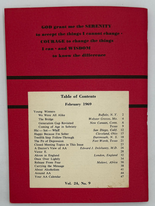 AA Grapevine - Young Winners - February 1969