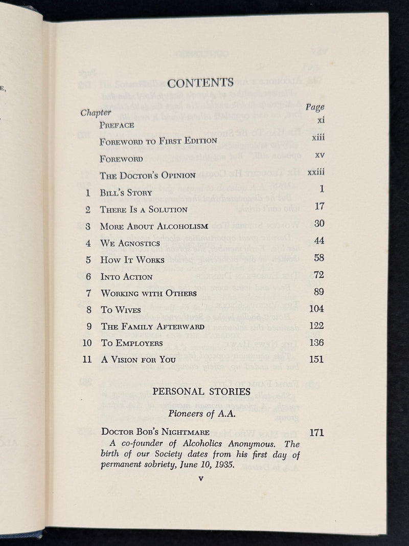 Alcoholics Anonymous — Second Edition, Ninth Printing (1967)