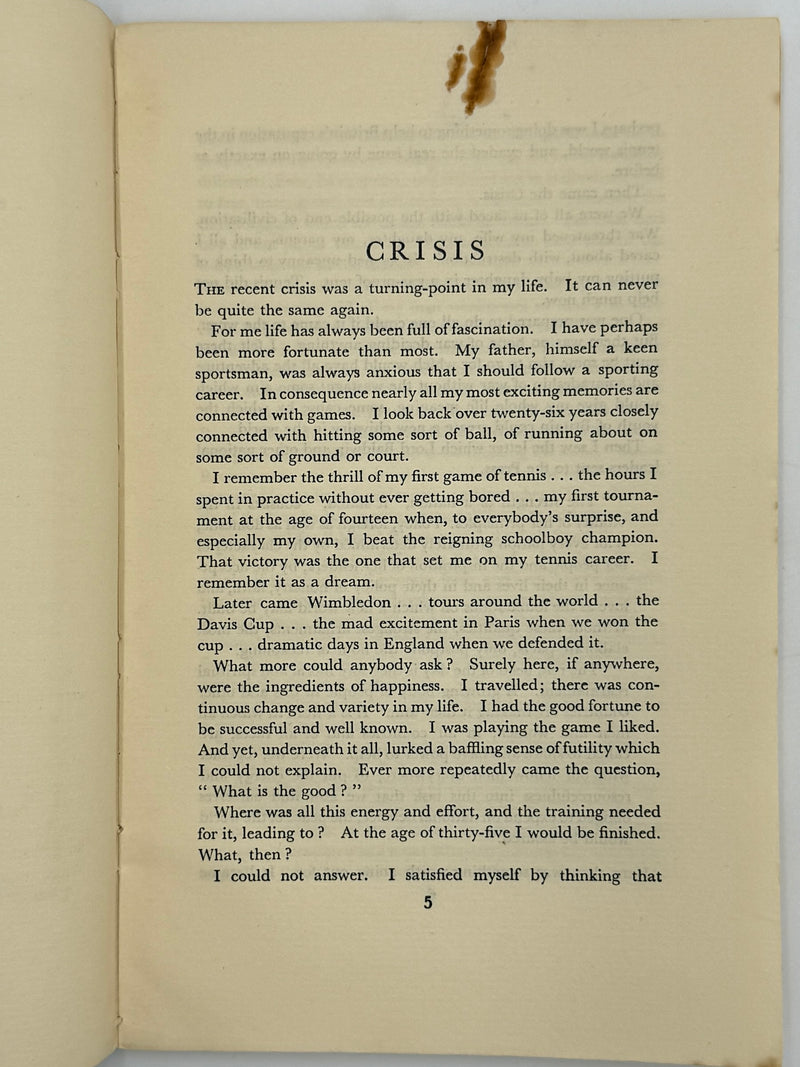 Moral Re-Armament: The Battle For Peace - edited by H.W. “Bunny” Austin