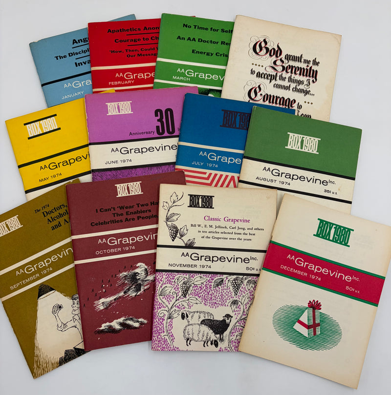 AA Grapevine Complete Set 1974