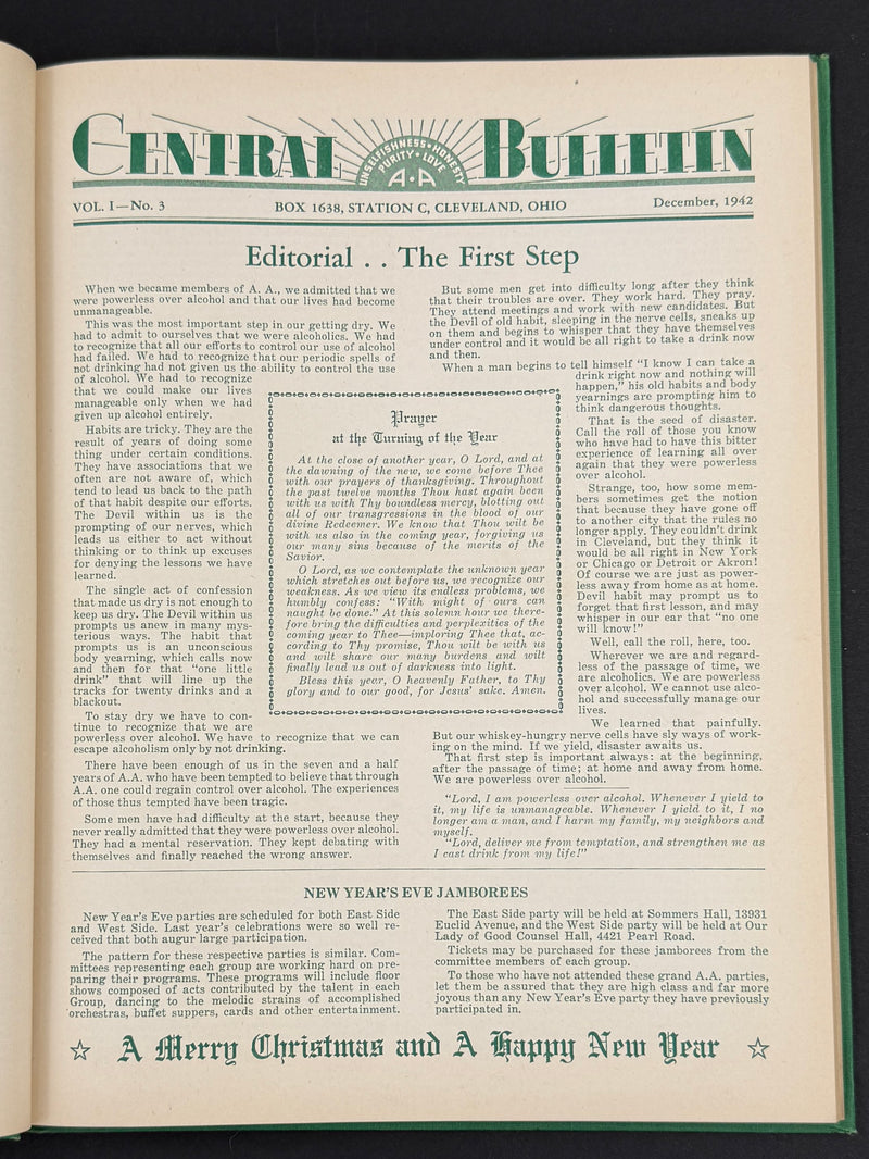 The Cleveland Central Bulletin Collection — Original Bound Volumes, 1942–1962