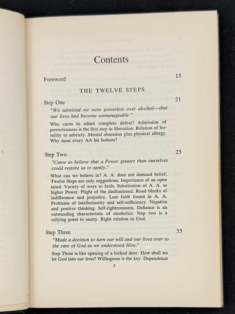 Twelve Steps and Twelve Traditions | Third Printing — December 1958 — RDJ