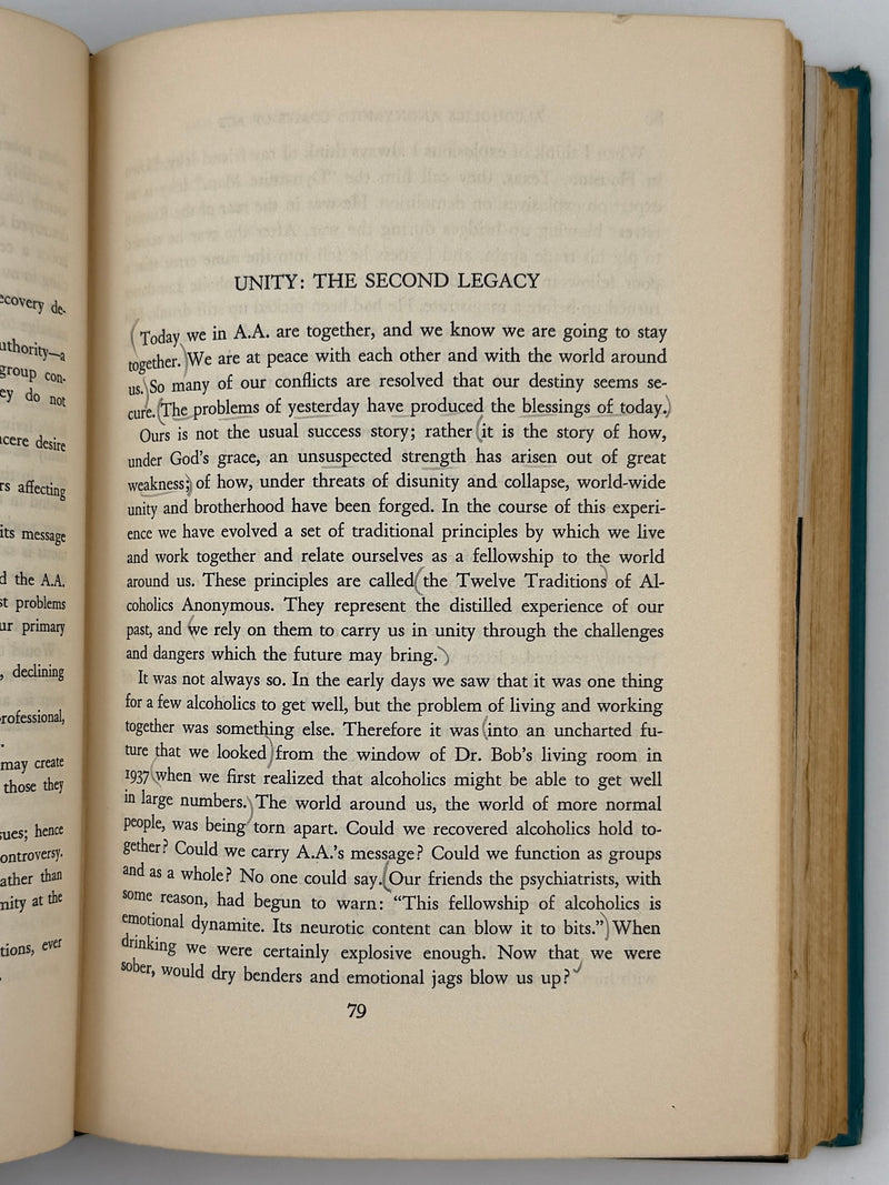Alcoholics Anonymous Comes of Age — First Edition, First Printing (1957) Harper & Brothers Issue — Original Dust Jacket