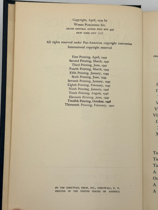 Alcoholics Anonymous First Edition 13th Printing from 1950 - ODJ