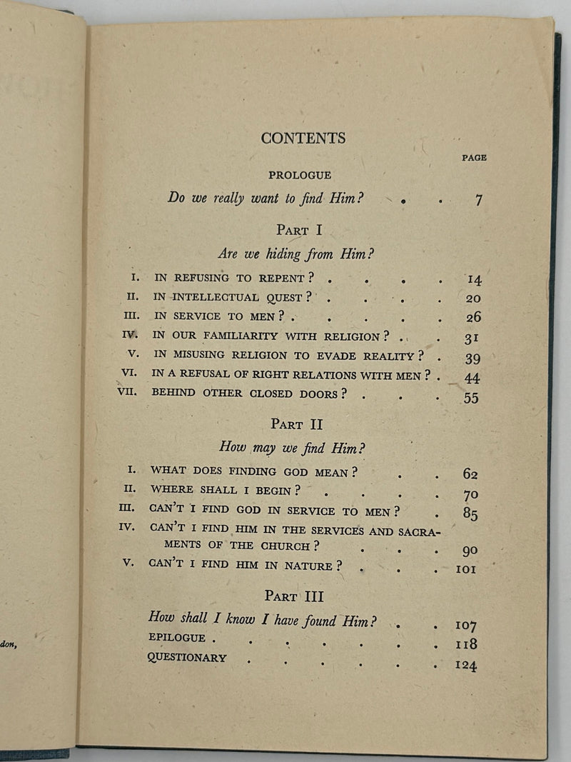 How Can I Find God? by Leslie D. Weatherhead - 7th Printing