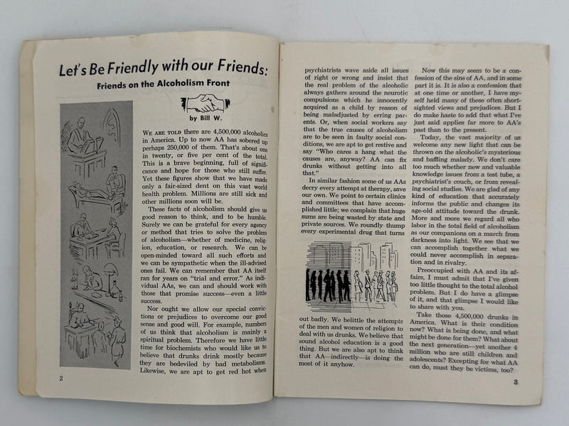 AA Grapevine from March 1958 - Let’s Be Friendly With Our Friends by Bill