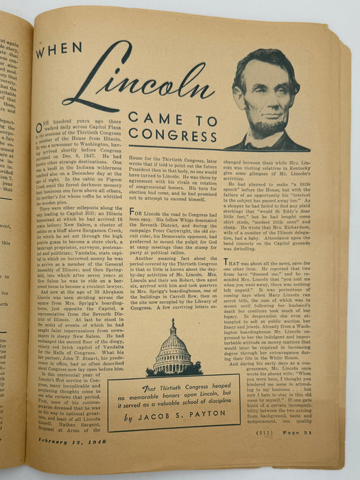 The Christian Advocate — Temperance Issue (February 12, 1948)