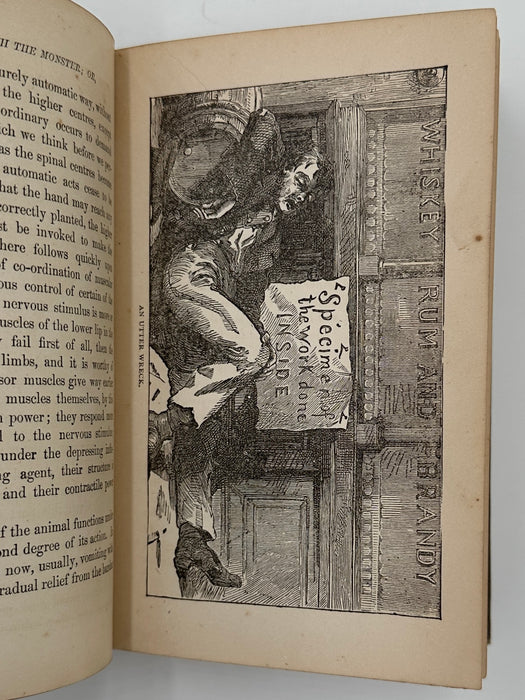 Grappling with the Monster or The Curse and the Cure of Strong Drink by T.S. Arthur - 1877