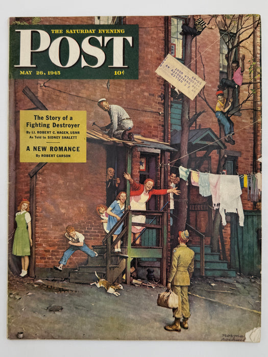 The Saturday Evening Post — May 26, 1945 Featuring “Why Drunkards Act That Way” by J.C. and Helen Furnas